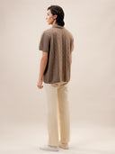 Cable Knit Cashmere Polo