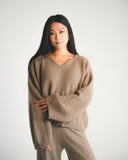 Women’s Open-Knit Oversized Cashmere Sweater