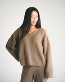 Women’s Open-Knit Oversized Cashmere Sweater