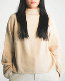 Ribbed Turtleneck Cashmere Sweater