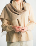 Border-Detail Cashmere Scarf (33/180 cm)