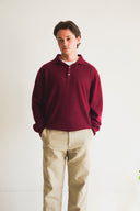 Men’s Long-Sleeve Cashmere Polo