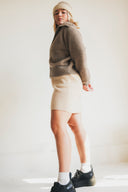 Collared Zip-Up Cashmere Cardigan