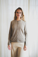 Classic Fitted Cashmere Cardigan