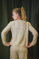 Wide Fit Round Neck Cashmere Sweater