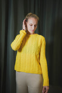 Wide Fit Round Neck Cashmere Sweater