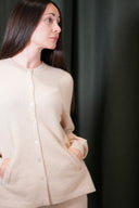 Relaxed Fit Cashmere Cardigan