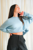 Ribbed Cashmere Crew-Neck Sweater