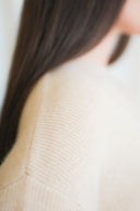 Ribbed Cashmere Crew-Neck Sweater