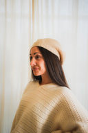Cable-Knit Cashmere Beret