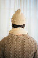 Rib-Knit Cashmere Scarf