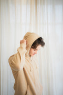 Textured Cashmere Hoodie