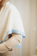 Two-Tone Edge Cashmere Shawl