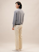 Men’s Long-Sleeve Cashmere Polo