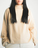 Ribbed Turtleneck Cashmere Sweater