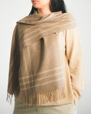 Border-Detail Cashmere Scarf (33/180 cm)