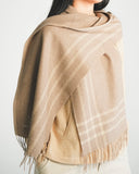 Border-Detail Cashmere Scarf (33/180 cm)