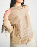 Border-Detail Cashmere Scarf (33/180 cm)