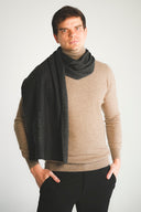 Classic Rib-knit Cashmere Scarf