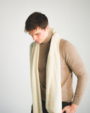Classic Rib-knit Cashmere Scarf