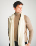 Classic Rib-knit Cashmere Scarf