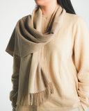Border-Detail Cashmere Scarf (33/180 cm)