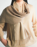 Border-Detail Cashmere Scarf (33/180 cm)