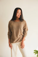 Open-Knit Cashmere Sweater