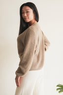 Open-Knit Cashmere Sweater