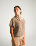Striped Edge Cashmere Scarf