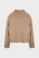 Ribbed Turtleneck Cashmere Sweater