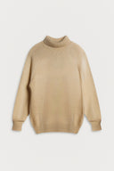 Textured Turtleneck Cashmere Sweater