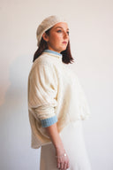 Cable Knit Poncho Sweater