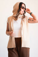 Cable Knit Cashmere Vest