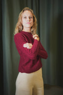 Wide Fit Round Neck Cashmere Sweater