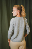 Wide Fit Round Neck Cashmere Sweater