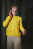 Wide Fit Round Neck Cashmere Sweater