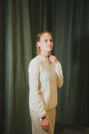 Wide Fit Round Neck Cashmere Sweater