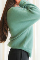 Ribbed Cashmere Crew-Neck Sweater