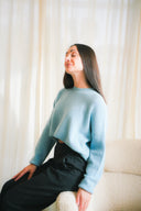 Ribbed Cashmere Crew-Neck Sweater