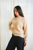 Ribbed Cashmere Crew-Neck Sweater