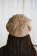 Cable-Knit Cashmere Beret