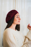 Cable-Knit Cashmere Beret