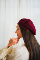 Cable-Knit Cashmere Beret