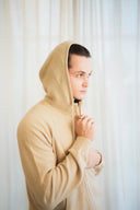 Textured Cashmere Hoodie