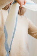 Two-Tone Edge Cashmere Shawl