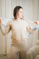 Two-Tone Edge Cashmere Shawl